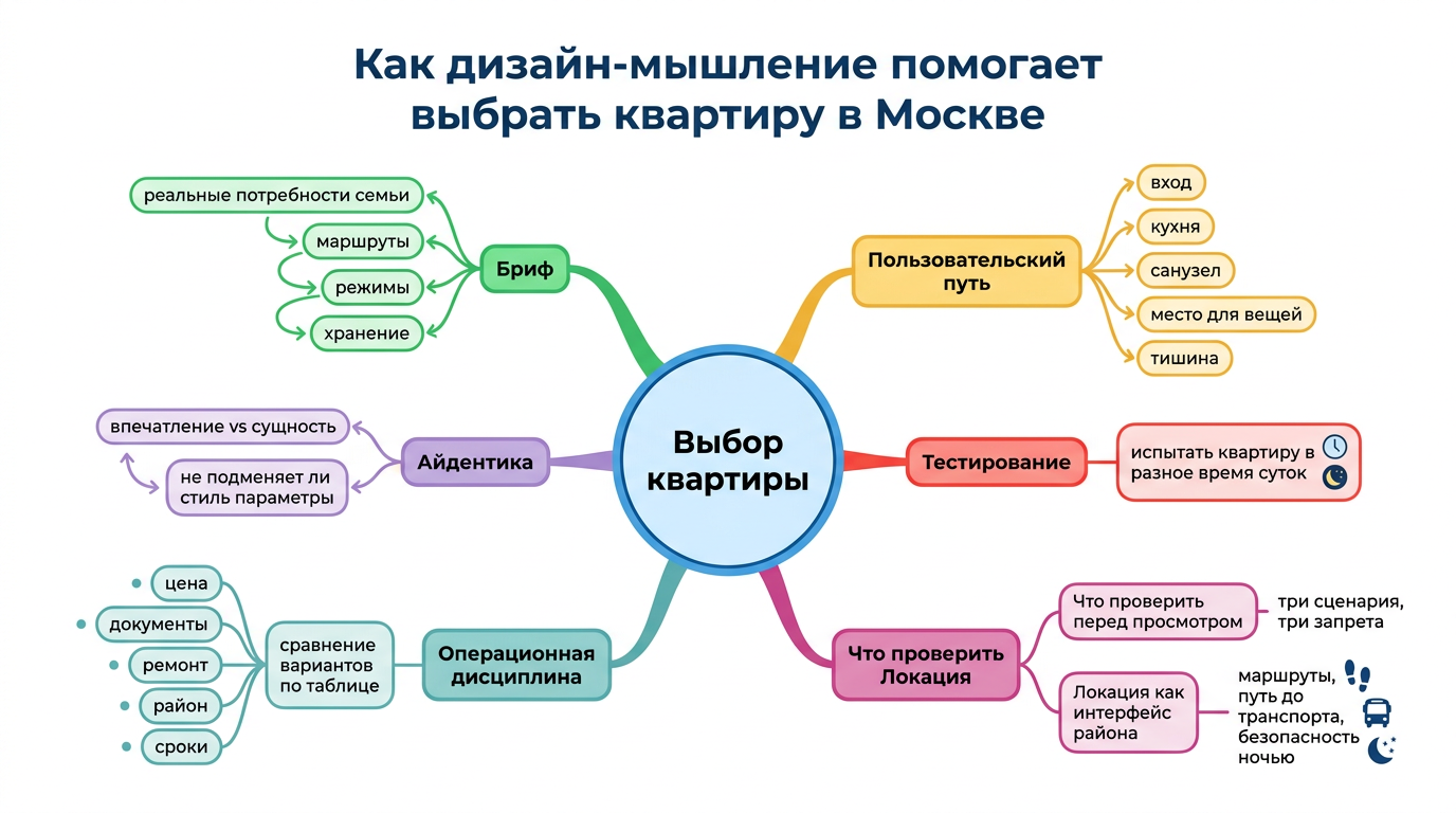 Как дизайн-мышление помогает выбрать квартиру в Москве